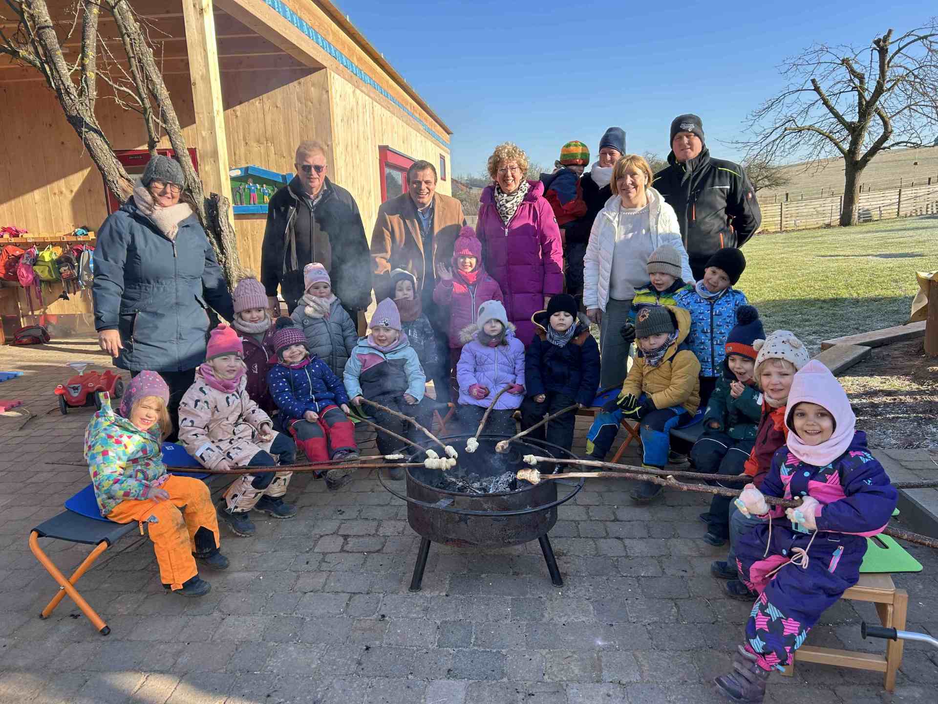 Kinder der Bauernhofgruppe 