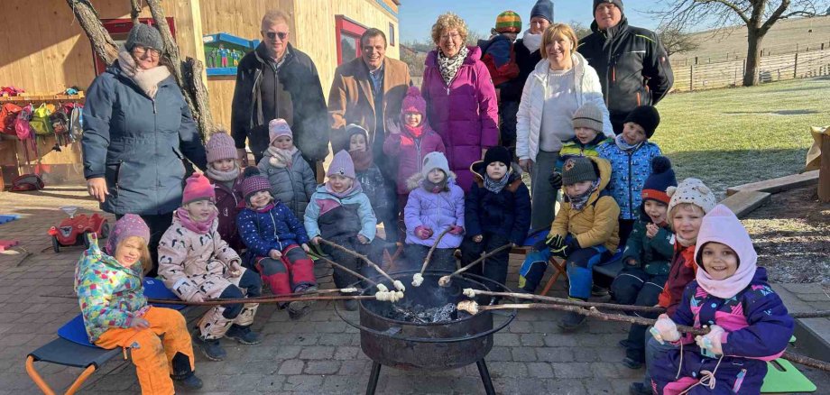 Kinder der Bauernhofgruppe 